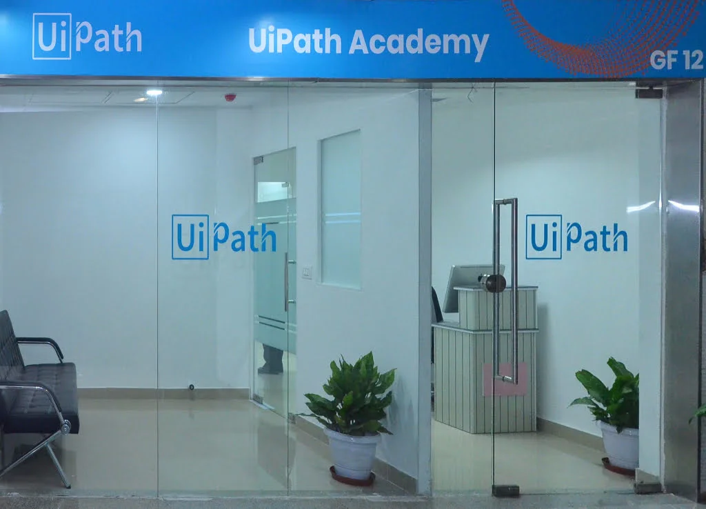 UiPath Academy Gurgaon classroom, hosted by RPATech before COVID