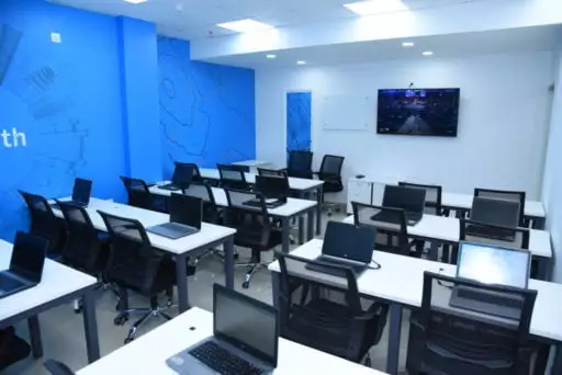 Students training at the UiPath Academy Gurgaon centre