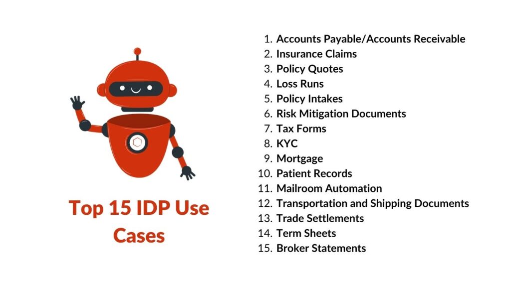 Top 15 IDP Use Cases